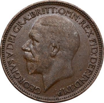 1/2 пенни 1927 Великобритания