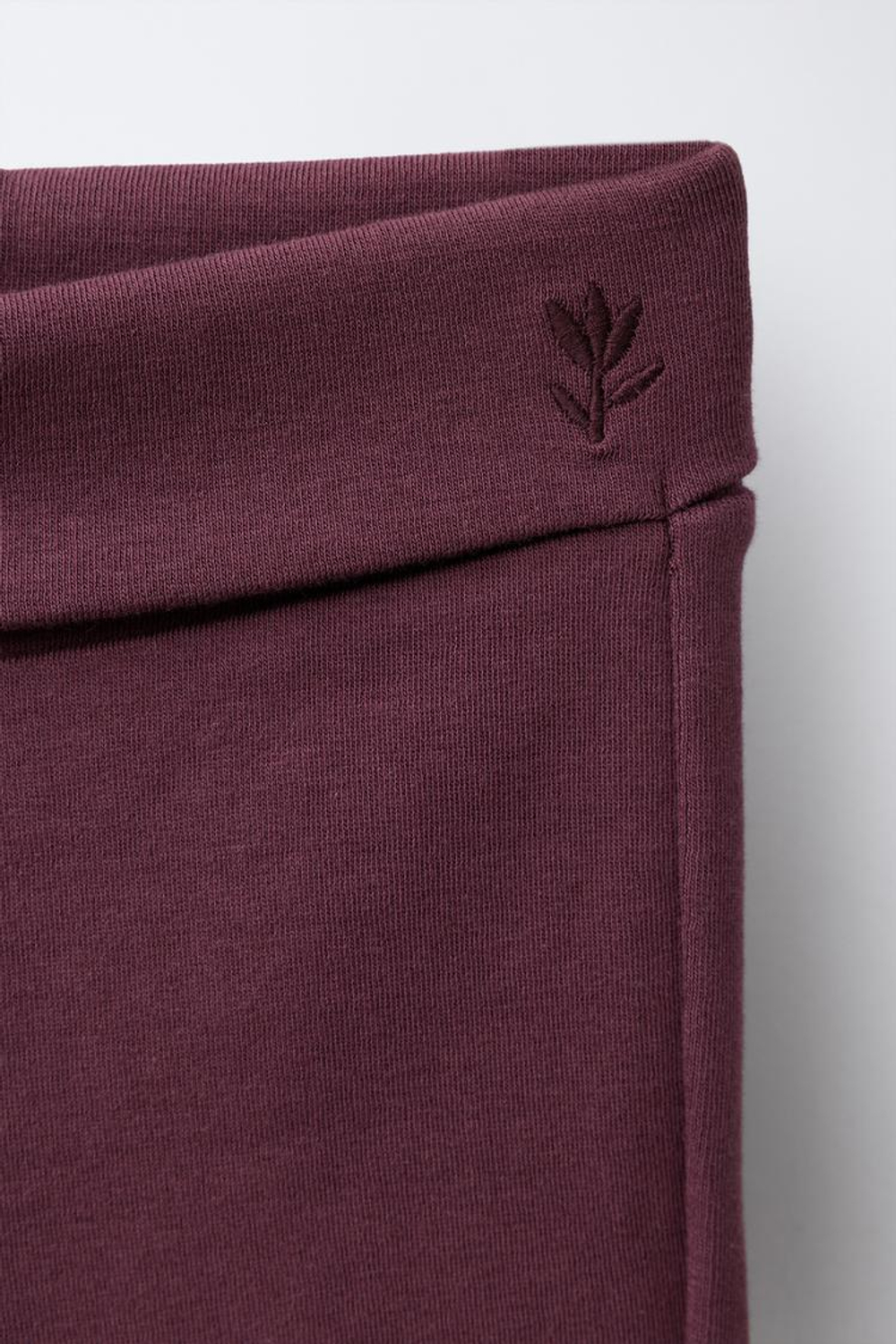 ZARA ЛЕГИНСЫ FLARE, БУРГУНДИ