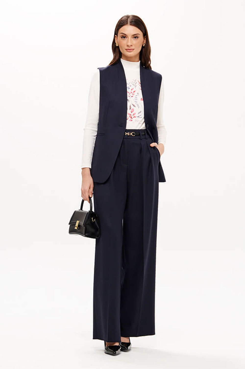 1949 Жилет женский (темно-синий)