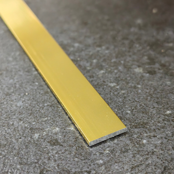 Полоса алюм. 10*1,5мм "DO-1" 2,7м Золото глянец