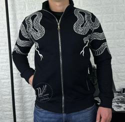 Кофта на молнии Philipp Plein Snake’s Edition