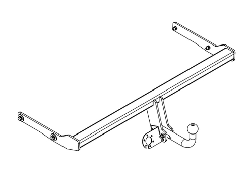 Фаркоп Avtos на SKODA Karoq (2020-)(паспорт и сертификат в комплекте)(без электрики)SK 13