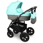 Коляска SERENADE 20 2в1 (Smile Line) (Se 27 (св.серый+мятный))