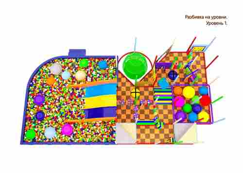 Игровая комната с лабиринтом «Летний Городок»