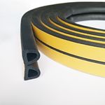 Уплотнитель D-100 черный 9х7,5мм KIM TEC (бухта) 2х50м