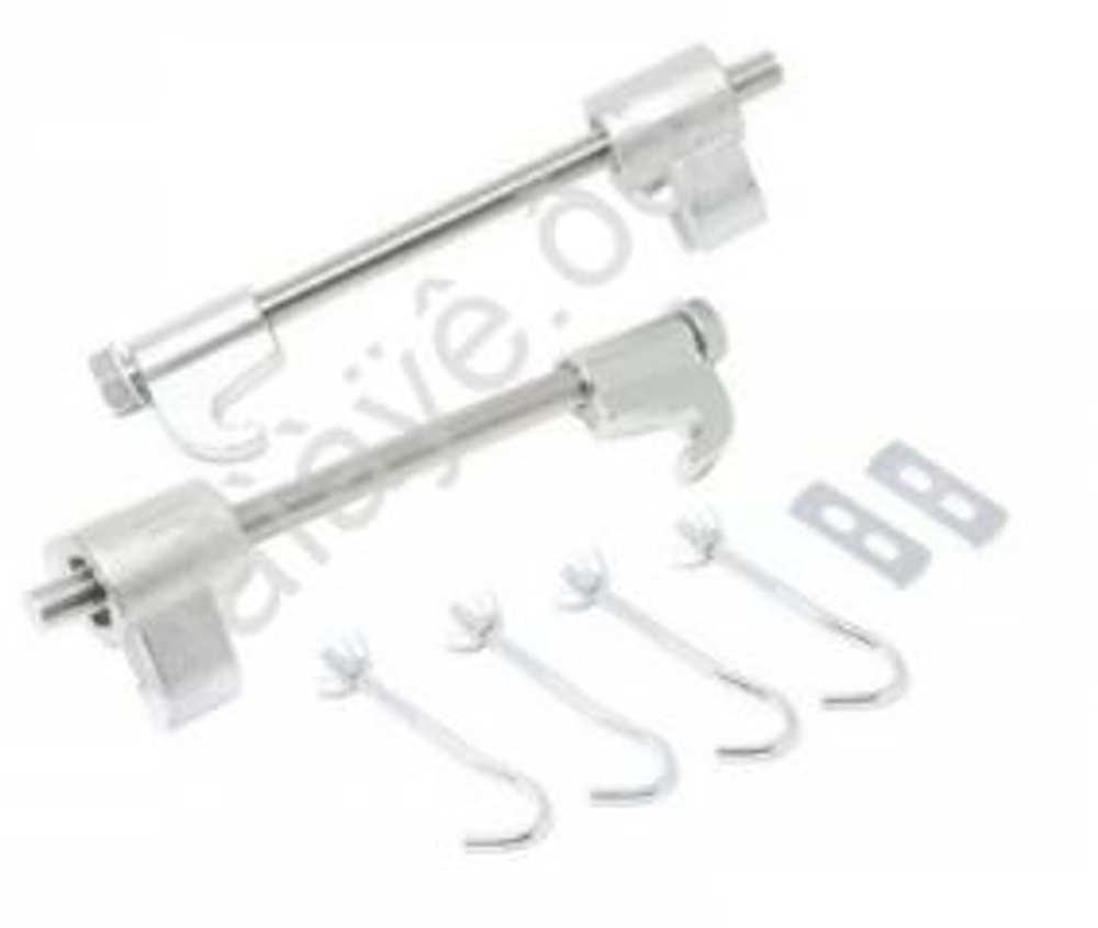 Съемник пружин 1-но/2-х(комбинированный)  захватный пара 270мм RockFORCE 62704