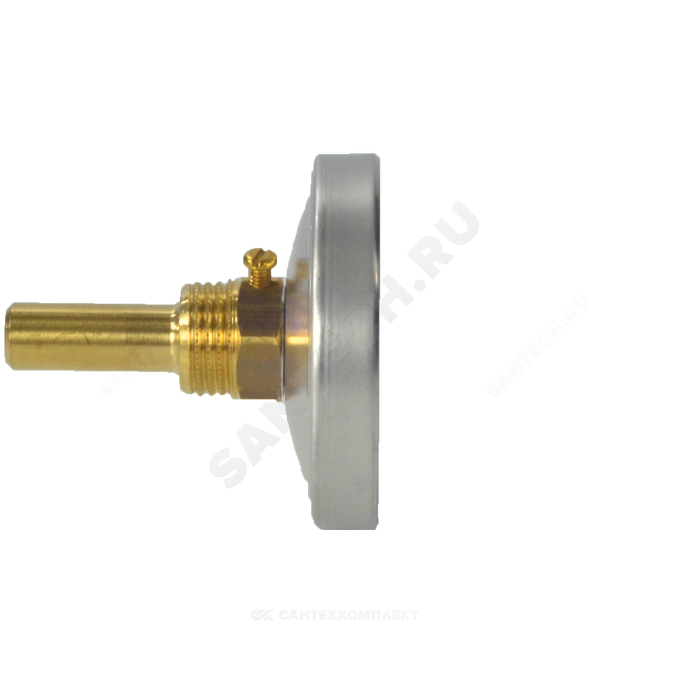Термометр биметаллический осевой Дк63 160С L=100мм G1/2" A50.10 Wika 3905853