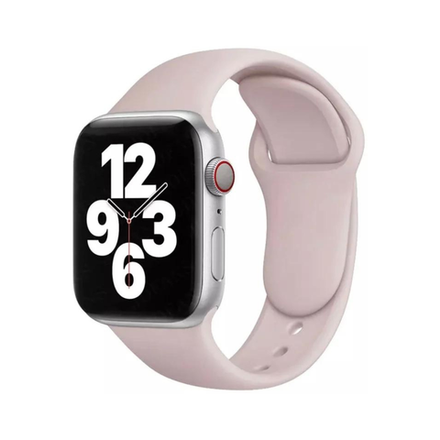 Силиконовый ремешок Apple Watch, 38/40/41, M/L, ваниль