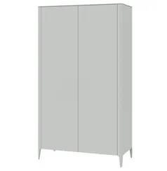 Шкаф Type 2-х створчатый 210х120 см (светло-серый)