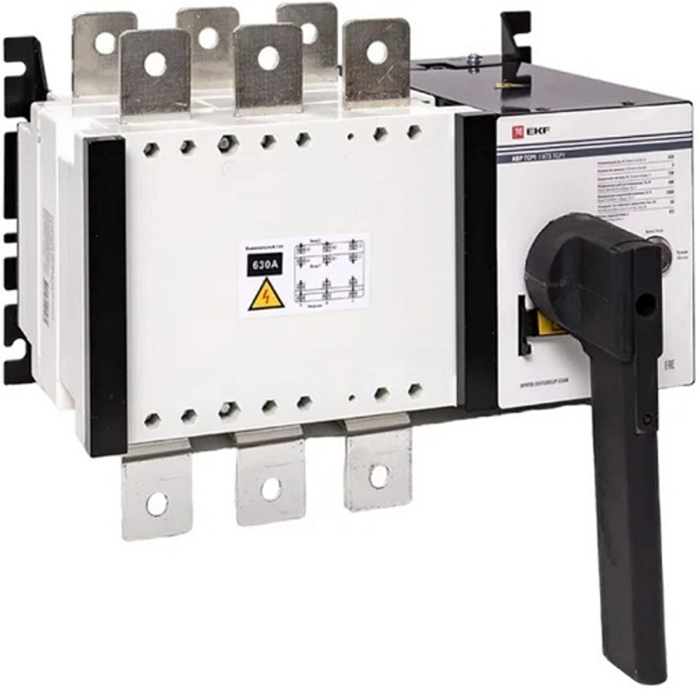 Автоматический ввод резерва  EKF ats-tsr1-630A-3p-pro