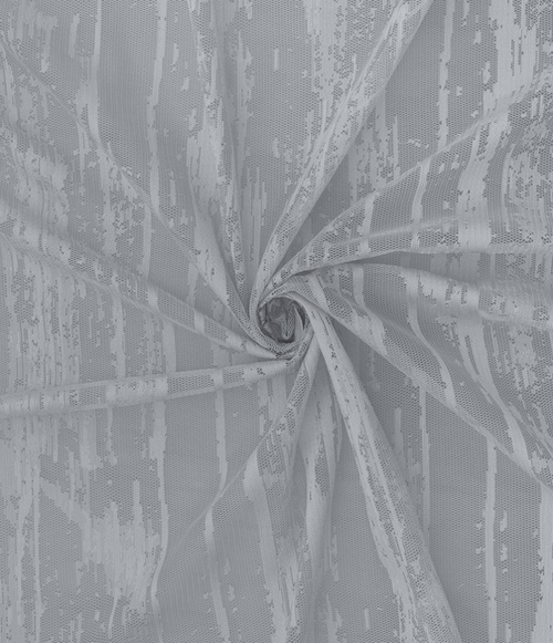 Тюль Legrand Дождь серый с утяжелителем