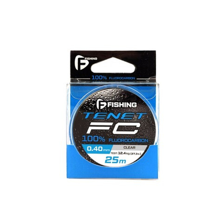 F-FISHING Леска Tenet Fluorocarbon 25м 0,40мм 12,4кг/27,3lb