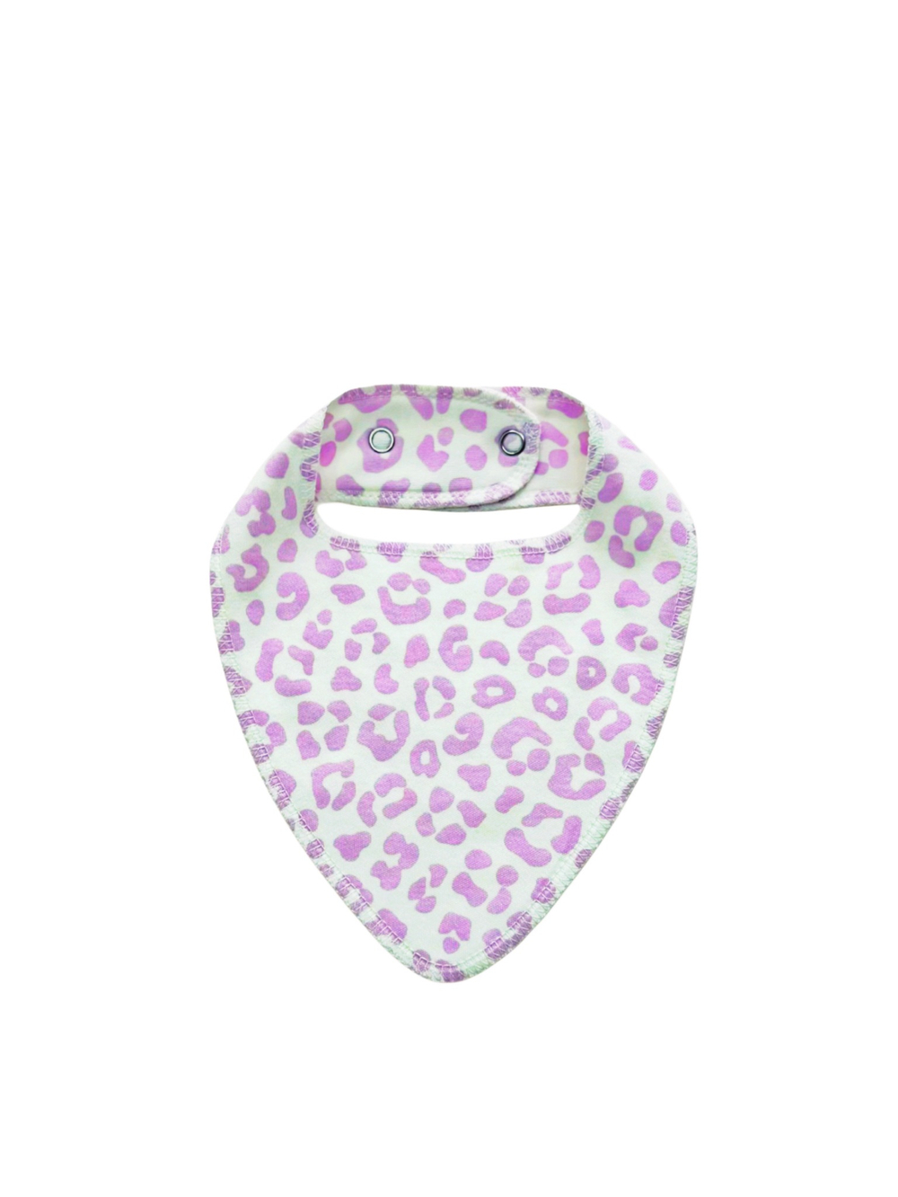 Двусторонний нагрудник Леопард lavender