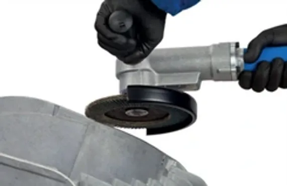 Лепестковый торцевой круг Karnasch Ø125х22,2 мм, Р80, ZIRCONIUM STANDARD PRO, артикул 12.1010.125.080