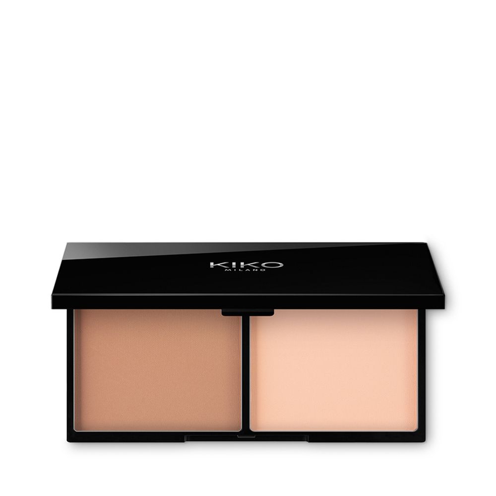Палитра с бронзером и хайлайтером для контуринга лица KIKO Milano Smart Contouring Palette - 02
