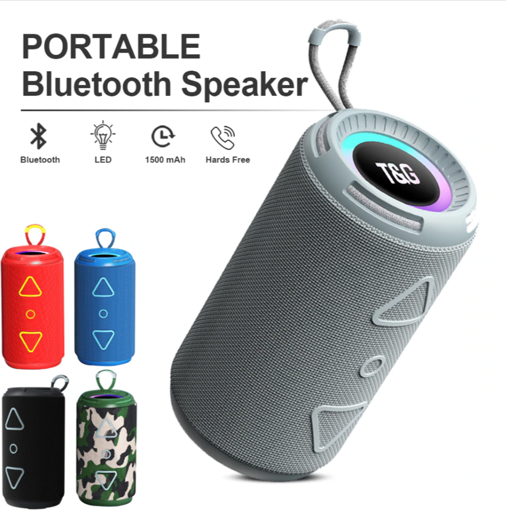 Беспроводная колонка TG-656 (16W/TF/FM) RGB Light