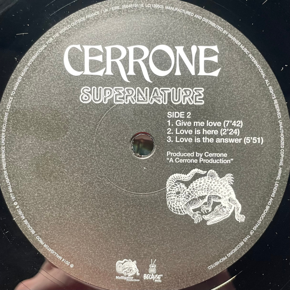 Cerrone ‎– Cerrone 3 - Supernature (Франция 2014г.)