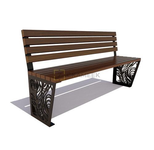 Скамейка садовая «Павлин» без подлокотников (0,6 м лиственница,30х60)