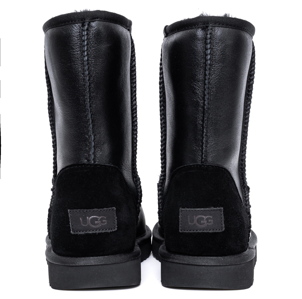 UGG Mens Classic Short Metallic Black