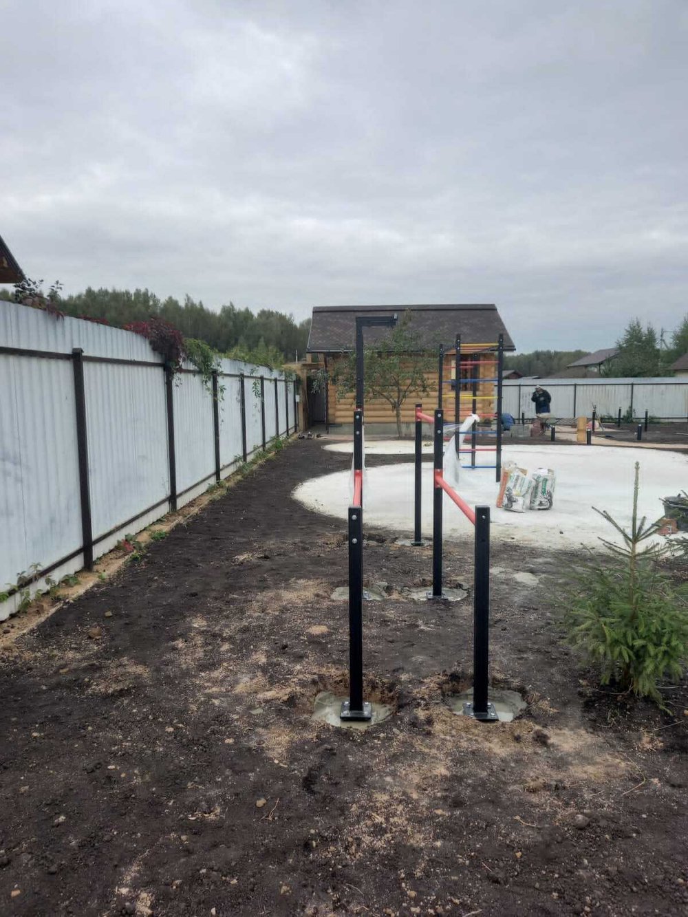 Монтаж уличных брусьев Sv Sport (УБ-4)