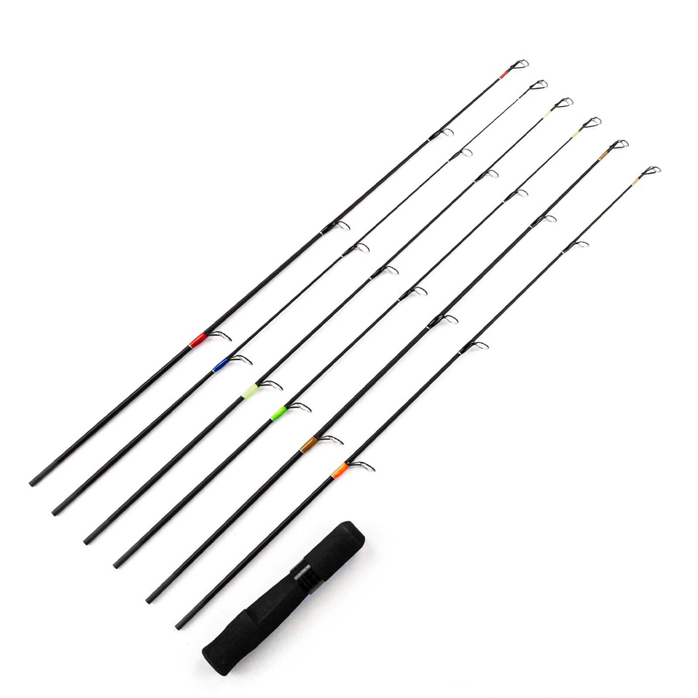 Зимняя разборная удочка Fish Season Driver-1 со сменными хлыстиками, 64см (6шт в комплекте)
