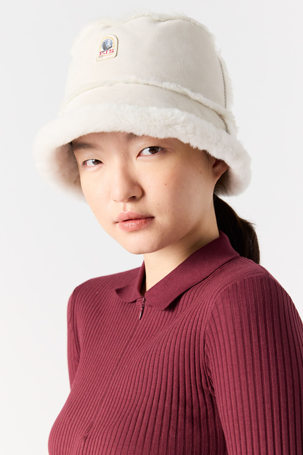 Панама Parajumpers SHEARLING BUCKET HAT 110 белый