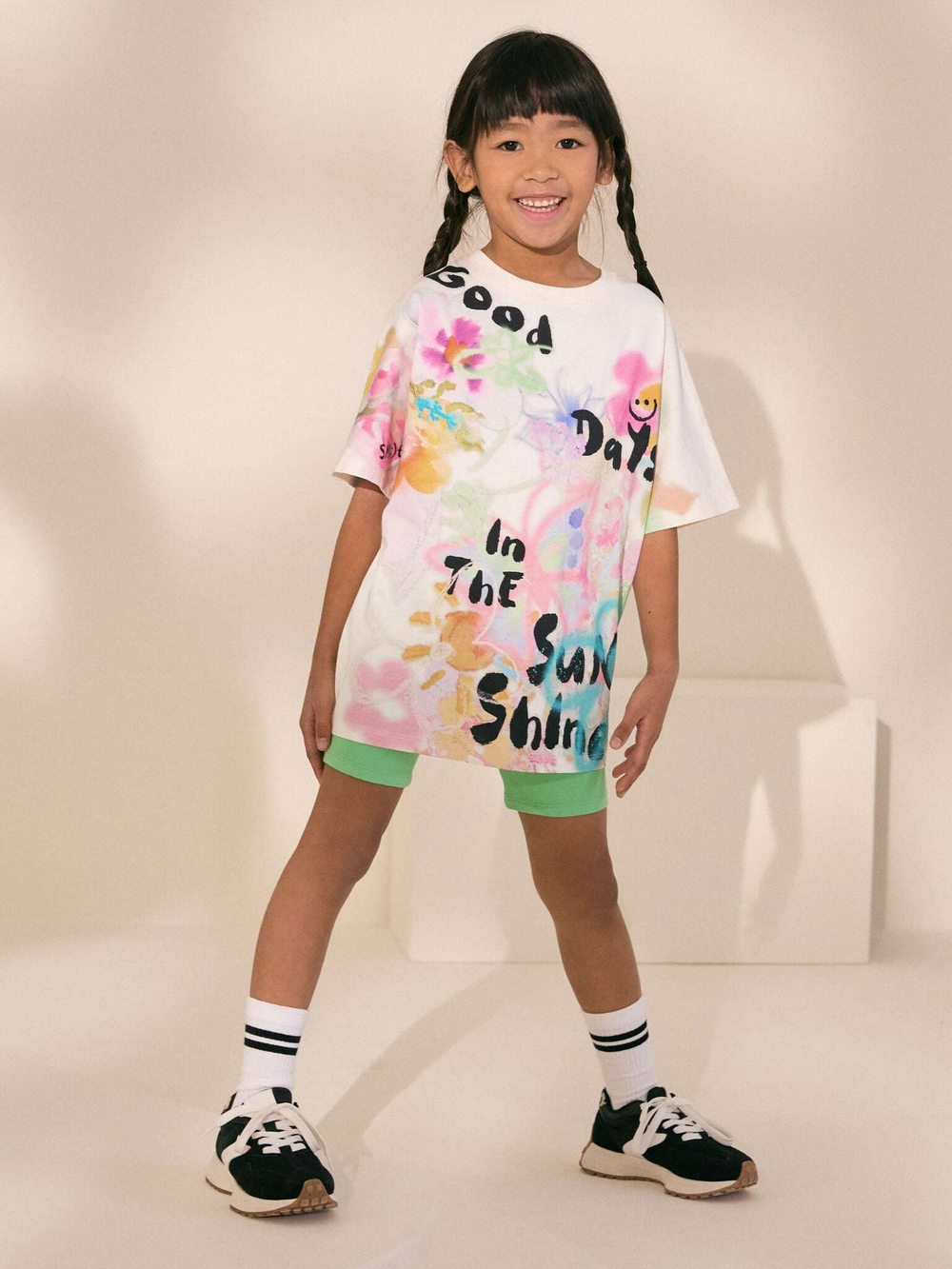 Футболка для девочки Next AH9-934, Молочный