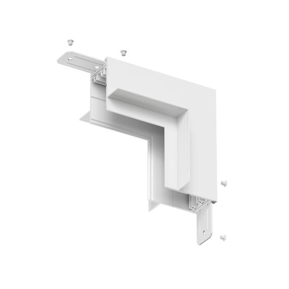 Коннектор L-образный стена-потолок Denkirs Smart Hide TR2118-WH