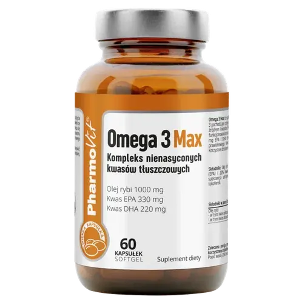 Диетическая добавка Pharmovit Omega 3 Max, 60 капсул