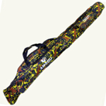 Чехол для удочек мягкий 100см 2 отсека черно-зеленый