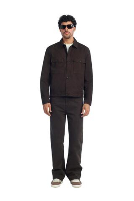 ZARA X BENITO ANTONIO ТОНКАЯ КУРТКА НА ПУГОВИЦАХ, КОРИЧНЕВЫЙ