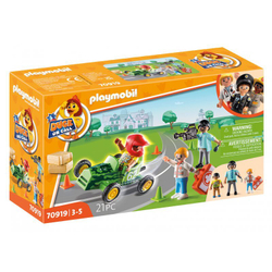 Playmobil - Duck On Call Rescue action. Помогите гонщику! 70919