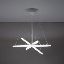 Citilux Электрон Смарт CL710A104S Умная люстра подвесная Белая