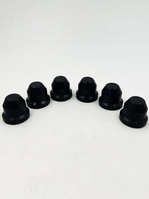 Колпачок на колесную гайку для ГАЗ-3302, ГАЗель цвет черный 6шт