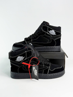 Кроссовки Nike с мехом #B92 (черн.)