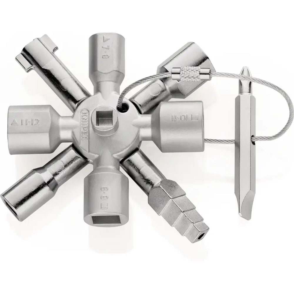Ключ для шкафов TwinKey® 92 мм Knipex 00 11 01
