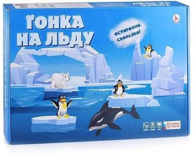 Ракета/Настольные игры/Ходилки//ГОНКА НА ЛЬДУ/Р4019