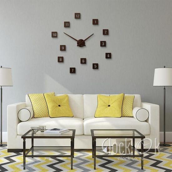 Настенные 3D часы Mix