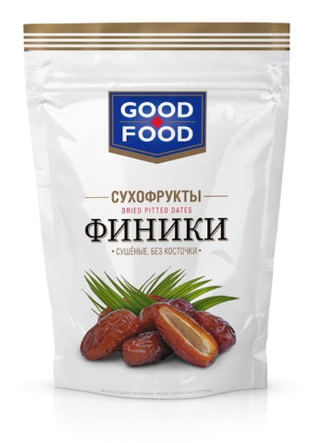 GOOD FOOD Финики сушеные, без косточки 200 г