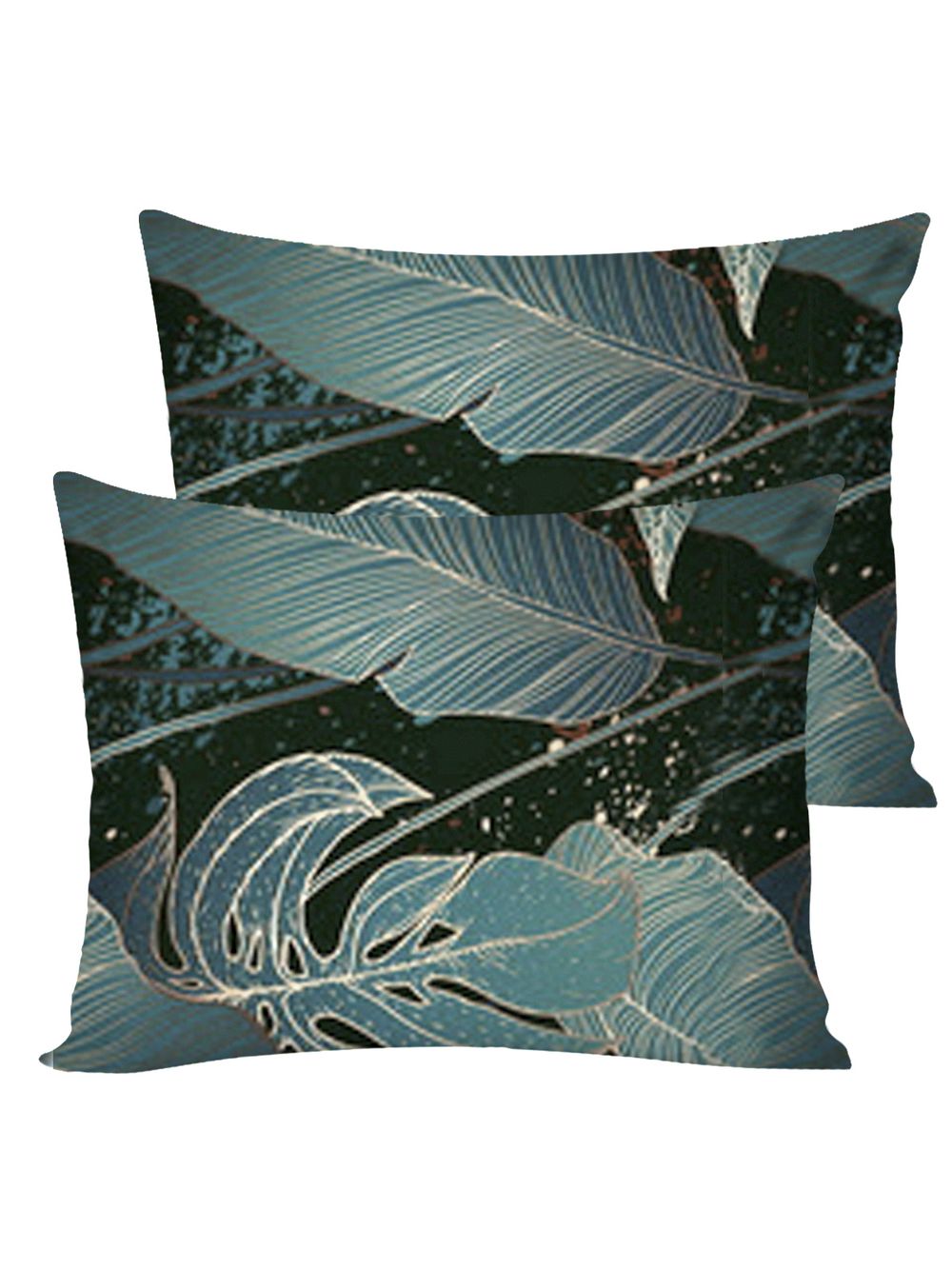 Постельное белье Simple House "Monstera Gold" семейное   наволочки 50х70 2шт Простынь на резинке 160х200 см  Пододеяльник 145х215 см(2шт)