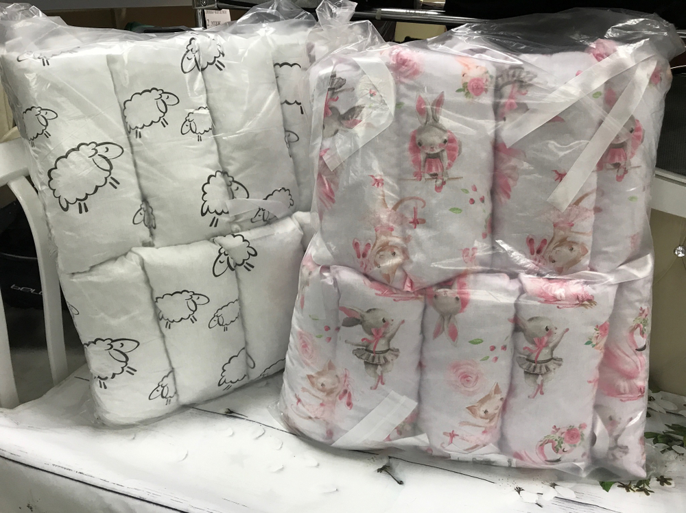 Бортики в кроватку "Заборчики" (ИП Людин А.В.)