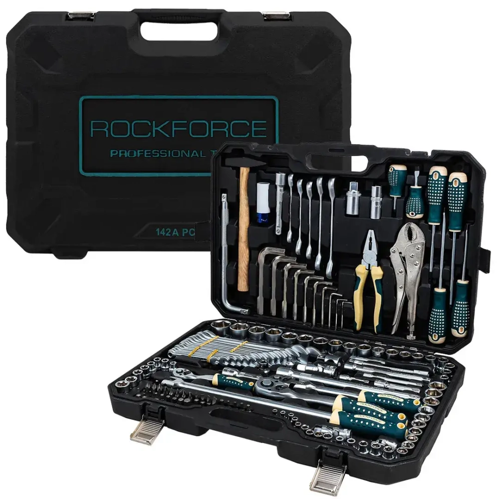Набор инструментов 142пр. 1/4'', 3/8'', 1/2''(6гр.) RockFORCE LIGHT RF LIGHT-41421-5A