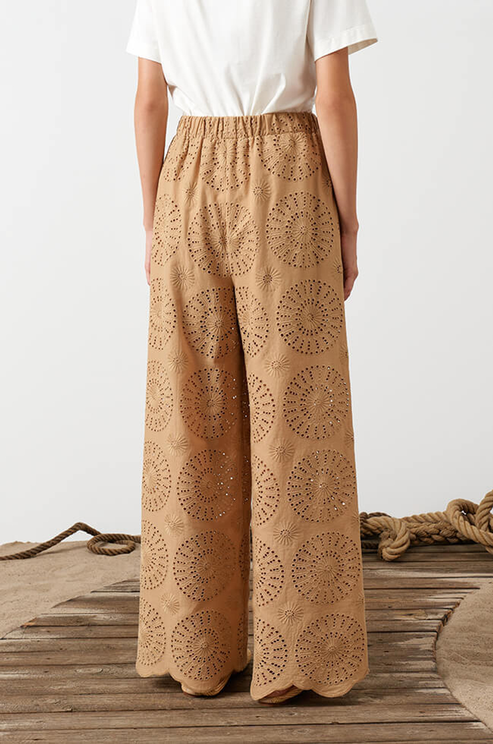 31056 Брюки женские (бежевый)