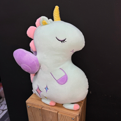 Единорог плюшевый сиреневый