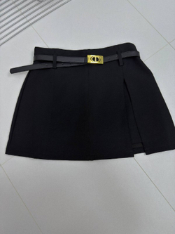 Юбка-шорты женские арт. 2608 цвет "чёрный"