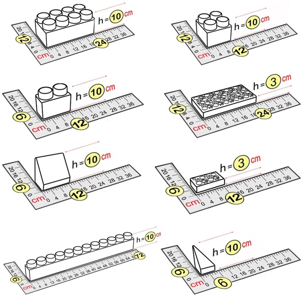 Набор GigoBloks Outdoor 10" L - 378x288 см
