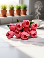 Искусственные цветы, желтые подсолнухи / Высота 44 см. 9 стебелей 9 бутонов/