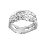 Кольцо Коралловое двойное