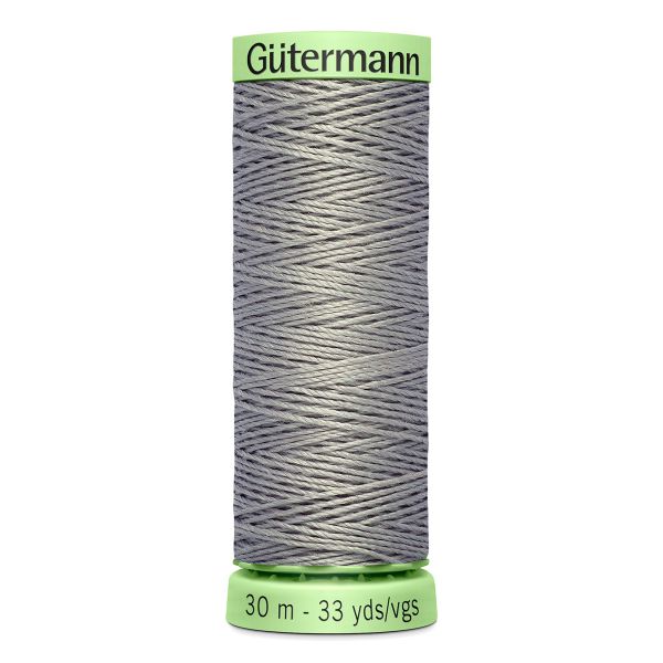 Нитки отделочные Gutermann Top Stitch 30 (30 метров), 5 кат. | 493 пепельно-серый