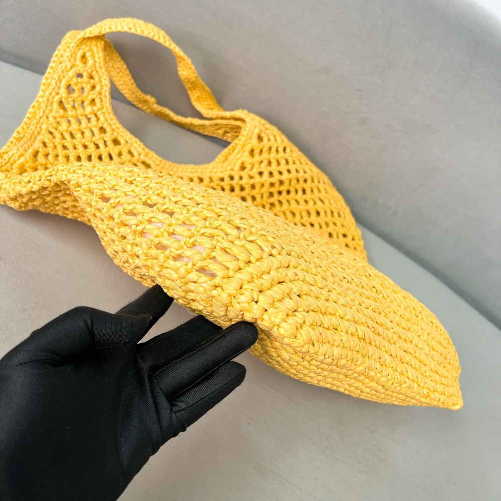 Prada Crochet Tote Bag 51 cm
